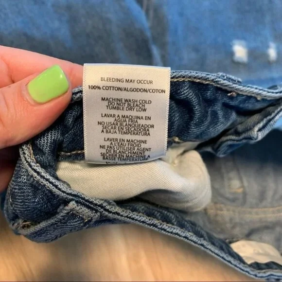 Hidden Jeans Two Tone Distressed Raw Hem Jeans Size 25 - Picture 9 of 14